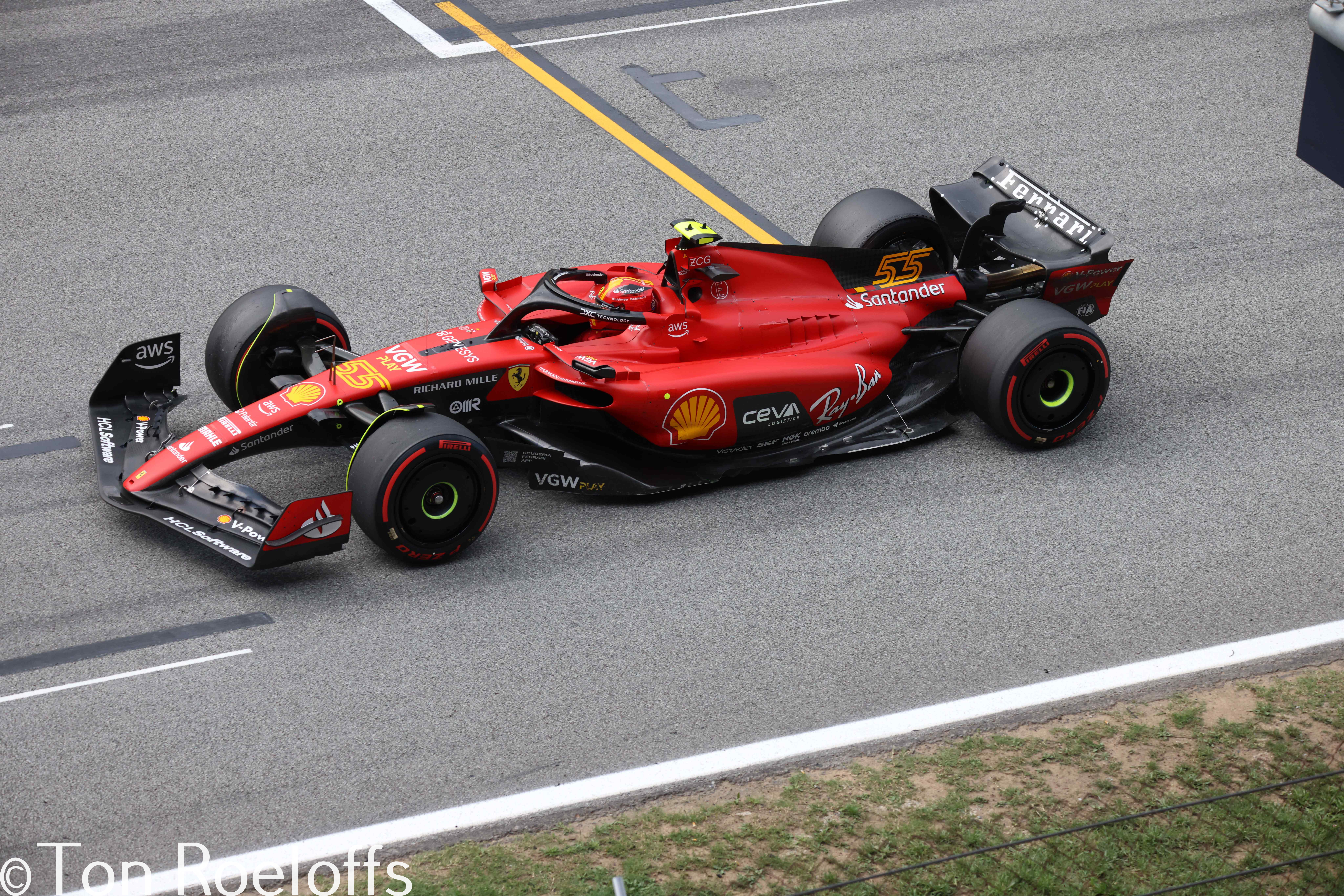 Verstappen pitbox